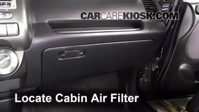 2008 Honda Fit 1.5L 4 Cyl. Filtre à air (intérieur) Changement